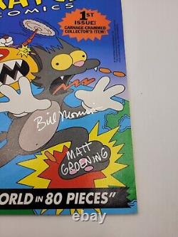 Les Simpson Itchy & Scratchy Comic Numéro 1 Signé Très Rare Édition Limitée