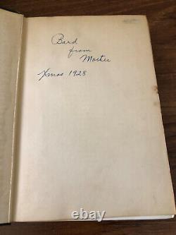 Les masques de William Allen White dans un pageant (1928) 1ère édition TRÈS RARE