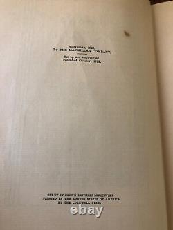 Les masques de William Allen White dans un pageant (1928) 1ère édition TRÈS RARE