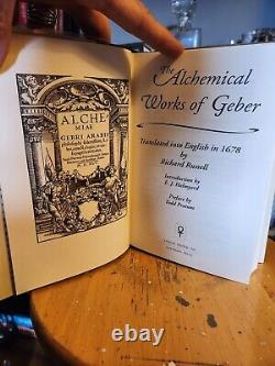 Les œuvres alchimiques de Geber, édition limitée, #982/999, TRÈS RARE