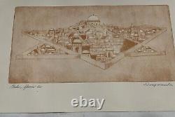 Lithographie signée au crayon d'Irving Weinstein Édition spéciale Gesker Très rare