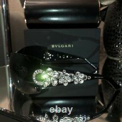 Lunettes De Soleil Bvlgari Swarovski Crystal Limited Edition 652-b Noir Très Rare
