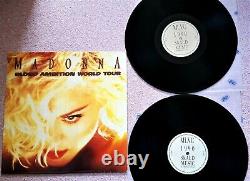 MADONNA Édition Limitée 2-LP vinyle très rare / Tournée Blond Ambition 1990