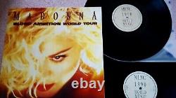 MADONNA Édition Limitée 2-LP vinyle très rare / Tournée Blond Ambition 1990