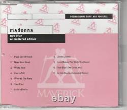 MADONNA True Blue édition remasterisée Allemagne CD promotionnel uniquement très rare