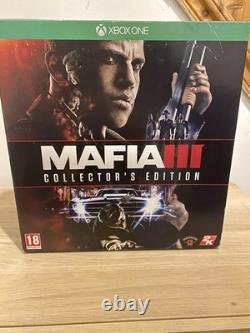 Mafia 3 III Édition Collector Xbox One / Boîte / Lps / Livre d'art / Très Rare