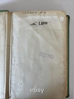 Mary Poppins Livre Première Édition Copie de Bibliothèque par PL Travers Très Rare Collectionnable