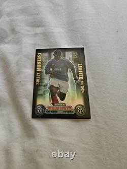 Match Attax 2007/08 07/08 Sulley Muntari Édition Limitée (Très Rare) NM
