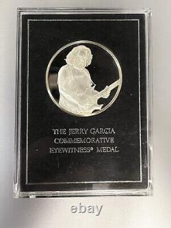 Médaille commémorative Jerry Garcia Témoignage Édition Limitée TRÈS RARE Pas de COA-J95