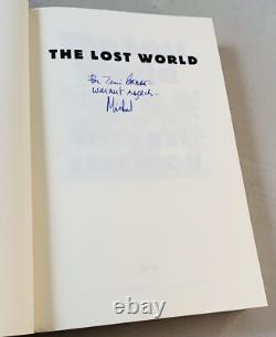 Monde Perdu - Michael Crichton - DÉDICACÉ ! - VRAIE Première Édition Brochée ! - TRÈS RARE