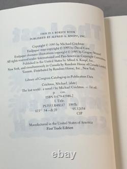 Monde Perdu - Michael Crichton - DÉDICACÉ ! - VRAIE Première Édition Brochée ! - TRÈS RARE