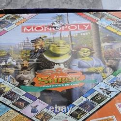 Monopoly Édition Collector DreamWorks SHREK Hasbro 2007 Tout Neuf TRÈS Rare OB8