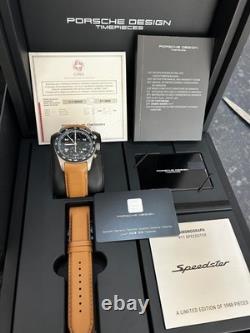 Montre chronographe Porsche Design édition limitée très rare Speedster Heritage Design