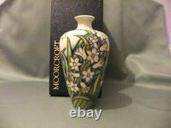 Moorcroft Hyacinthes Vase Very Rare 2003 Edition Limitée No. 9 Sur 50 Encadré