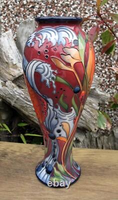 Moorcroft Très Rare FLAMBE TROUT ARC-EN-CIEL 75/10 Vase Édition Limitée 2/2 PRP 895 £