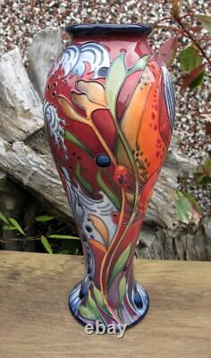 Moorcroft Très Rare FLAMBE TROUT ARC-EN-CIEL 75/10 Vase Édition Limitée 2/2 PRP 895 £