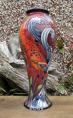 Moorcroft Très Rare FLAMBE TROUT ARC-EN-CIEL 75/10 Vase Édition Limitée 2/2 PRP 895 £