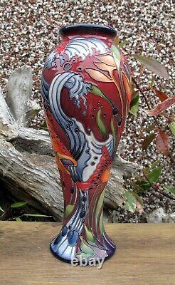 Moorcroft Très Rare FLAMBE TROUT ARC-EN-CIEL 75/10 Vase Édition Limitée 2/2 PRP 895 £