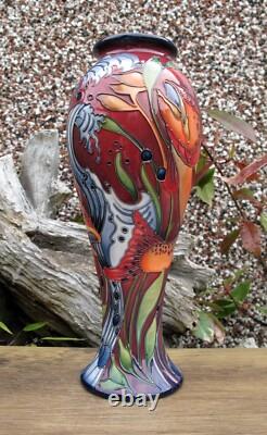 Moorcroft Très Rare FLAMBE TROUT ARC-EN-CIEL 75/10 Vase Édition Limitée 2/2 PRP 895 £