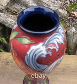 Moorcroft Très Rare FLAMBE TROUT ARC-EN-CIEL 75/10 Vase Édition Limitée 2/2 PRP 895 £