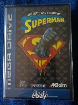 Mort Et Retour De Superman Sega Mega Drive Pal Version Très Rare