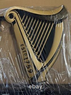 NOUVEAU Panneau EXTÉRIEUR Guinness, boîte lumineuse double face, très rare, édition limitée