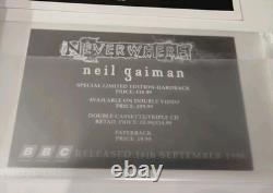 Neverwhere. Neil Gaiman. BBC Books. 1re édition. Signé et dédicacé. Très rare