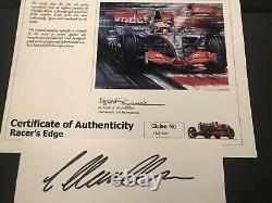 Nicholas Watts, Lewis Hamilton 'Racers Edge' édition limitée signée très rare