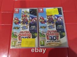 Nintendo Switch Très Rare Super Mario 3D All Stars 2x Neuf Scellé 10/10 Note