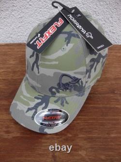 Norrona /29 Casquette FlexFit Taille L/XL, Camouflage Vert, Édition Limitée ! TRÈS RARE