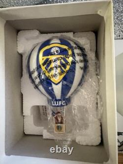 Ornement ballon de Noël Leeds United en édition limitée très rare, neuf en boîte