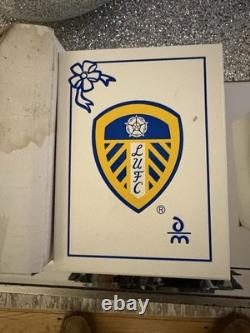 Ornement ballon de Noël Leeds United en édition limitée très rare, neuf en boîte