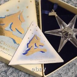 Ornement de Noël Swarovski Étoile 1993 Figurine Édition Limitée Très Rare dans sa Boîte