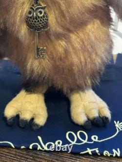 Ours Charlie Bears Hibou Clever Sticks Très Rare Mohair Édition Limitée avec Étiquettes Sac