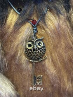 Ours Charlie Bears Hibou Clever Sticks Très Rare Mohair Édition Limitée avec Étiquettes Sac