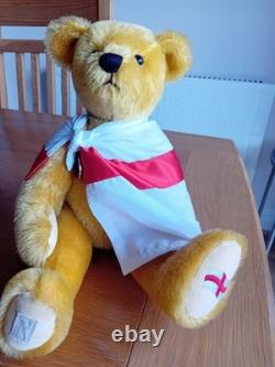 Ours en Peluche Dean Golden Balls Angleterre Hommage à David Beckham Très Rare Édition Limitée