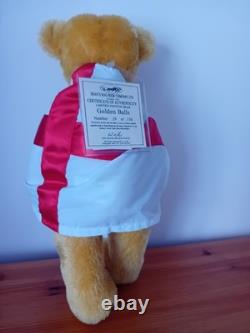 Ours en Peluche Dean Golden Balls Angleterre Hommage à David Beckham Très Rare Édition Limitée