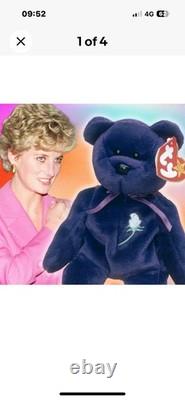 Ourson Beanie très rare de la princesse Diana, 1ère édition