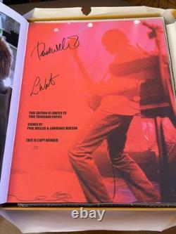 PAUL WELLER DANS DEMAIN ÉDITION DE LUXE LIVRE N° 220 DE 350 TRÈS RARE