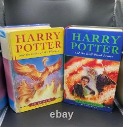 Pack Harry Potter 6 Livres Première Édition Très Rare ISBN 0747532745