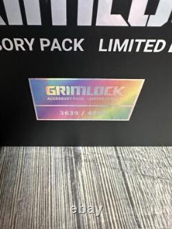 Pack d'accessoires en édition limitée Robosen Transformers Grimlock Tout neuf Très rare