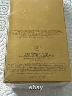 Paco Rabanne 1 Million 100ml Édition Limitée Pac Man Nouvelle Boîte Très Rare