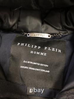 Parka Jacket Édition Limitée Très Rara Philipp Plein Grand Logo