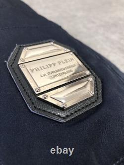 Parka Jacket Édition Limitée Très Rara Philipp Plein Grand Logo