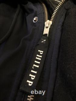Parka Jacket Édition Limitée Très Rara Philipp Plein Grand Logo