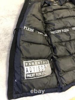 Parka Jacket Édition Limitée Très Rara Philipp Plein Grand Logo
