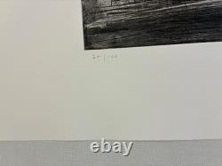 Paul Resika L'Estampe de la Jetée S/N Édition Très Rare 100
