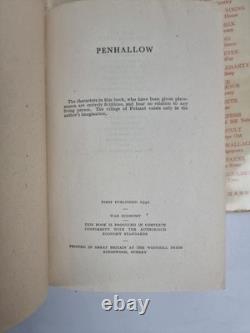 Penhallow par Georgette Heyer, 1942 1ère Édition Très Rare