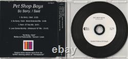 Pet Shop Boys ensemble de 4 CD single remix en édition limitée RARE très rare