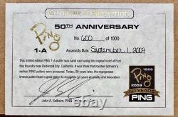 Ping 50ème Anniversaire 1-A Édition Limitée Plaqué Or 24k 600/1000 TRÈS RARE